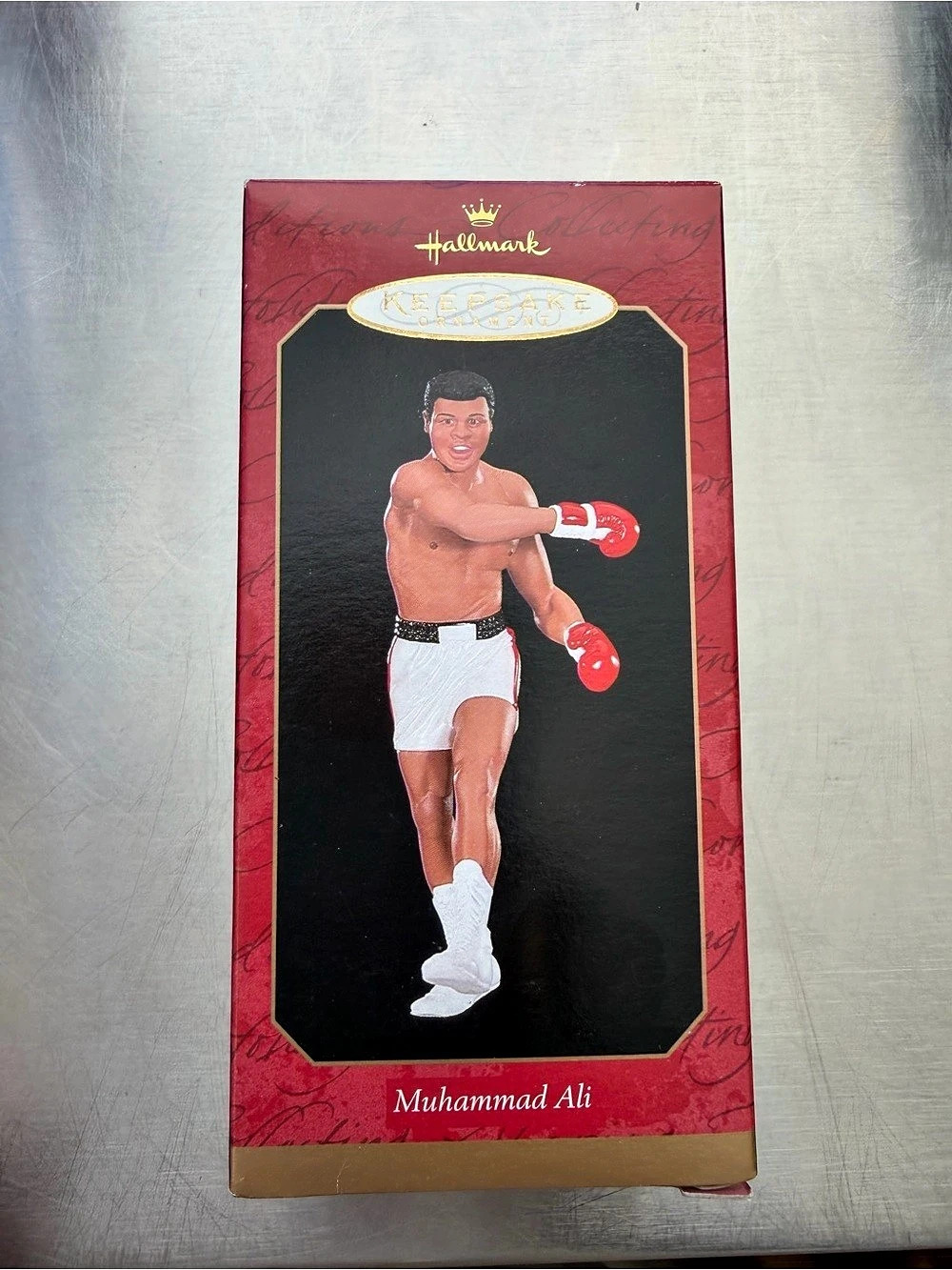 Hallmark Muhammad Ali Keepsake Ornament Red & White